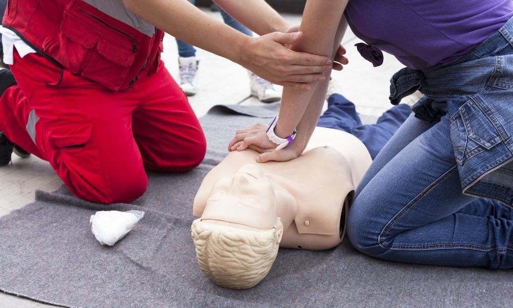 First aid and safety training session at Dezhub Academy