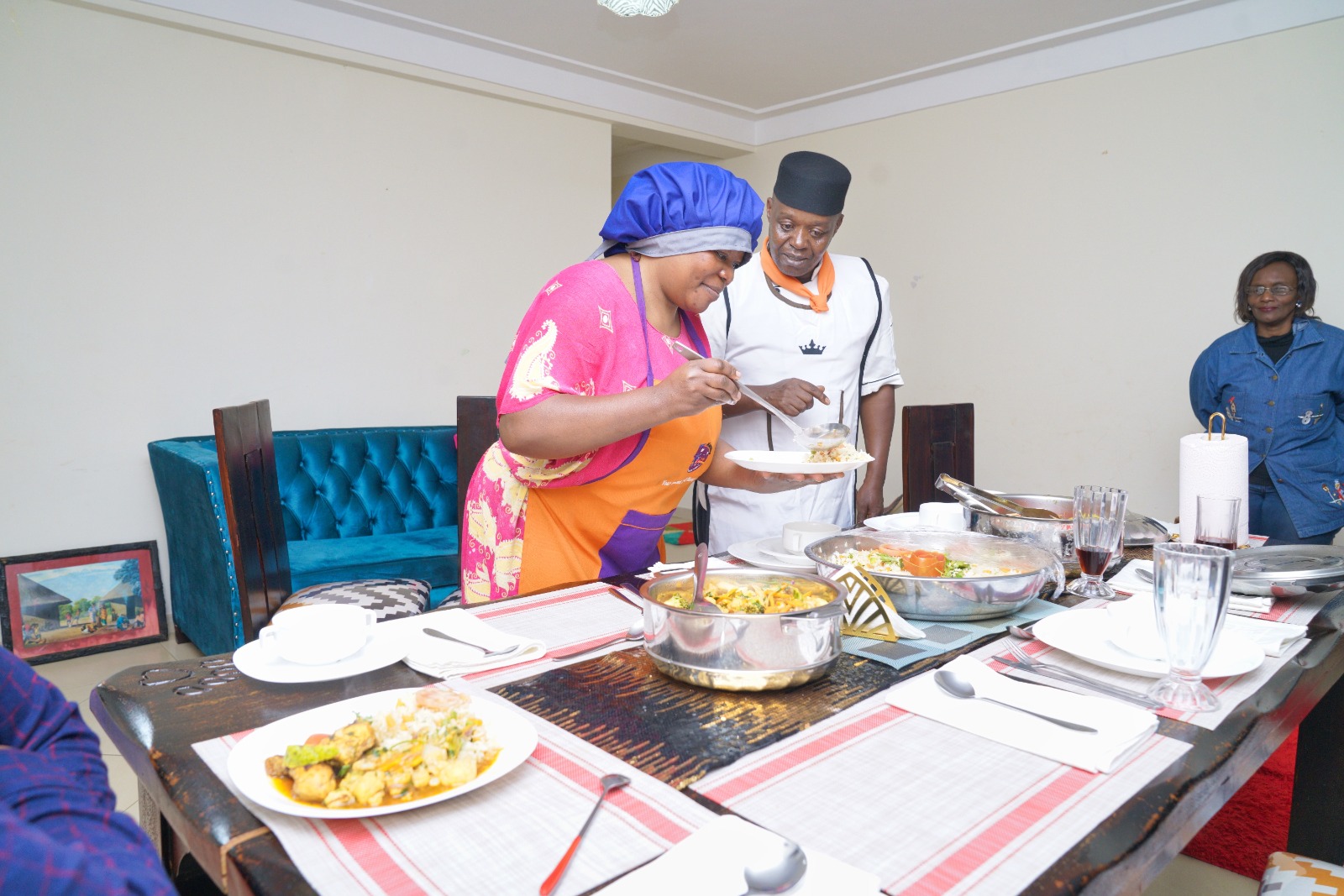 Household cooking practical training at Dezhub